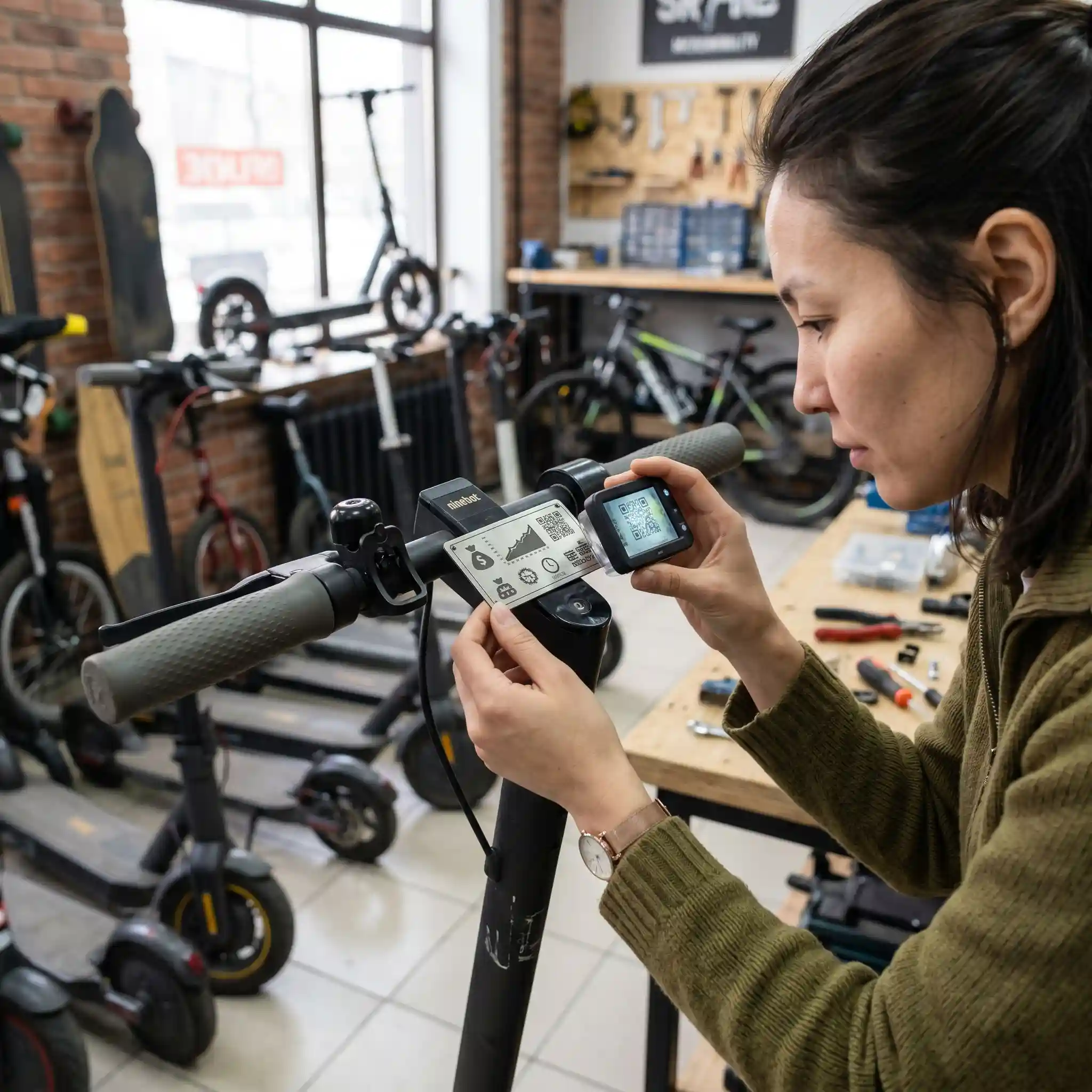 Диагностика электросамоката перед оценкой