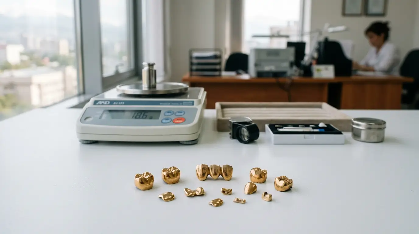 Скупка стоматологического золота в Алматы — оценка коронок и зубного золота за минуту