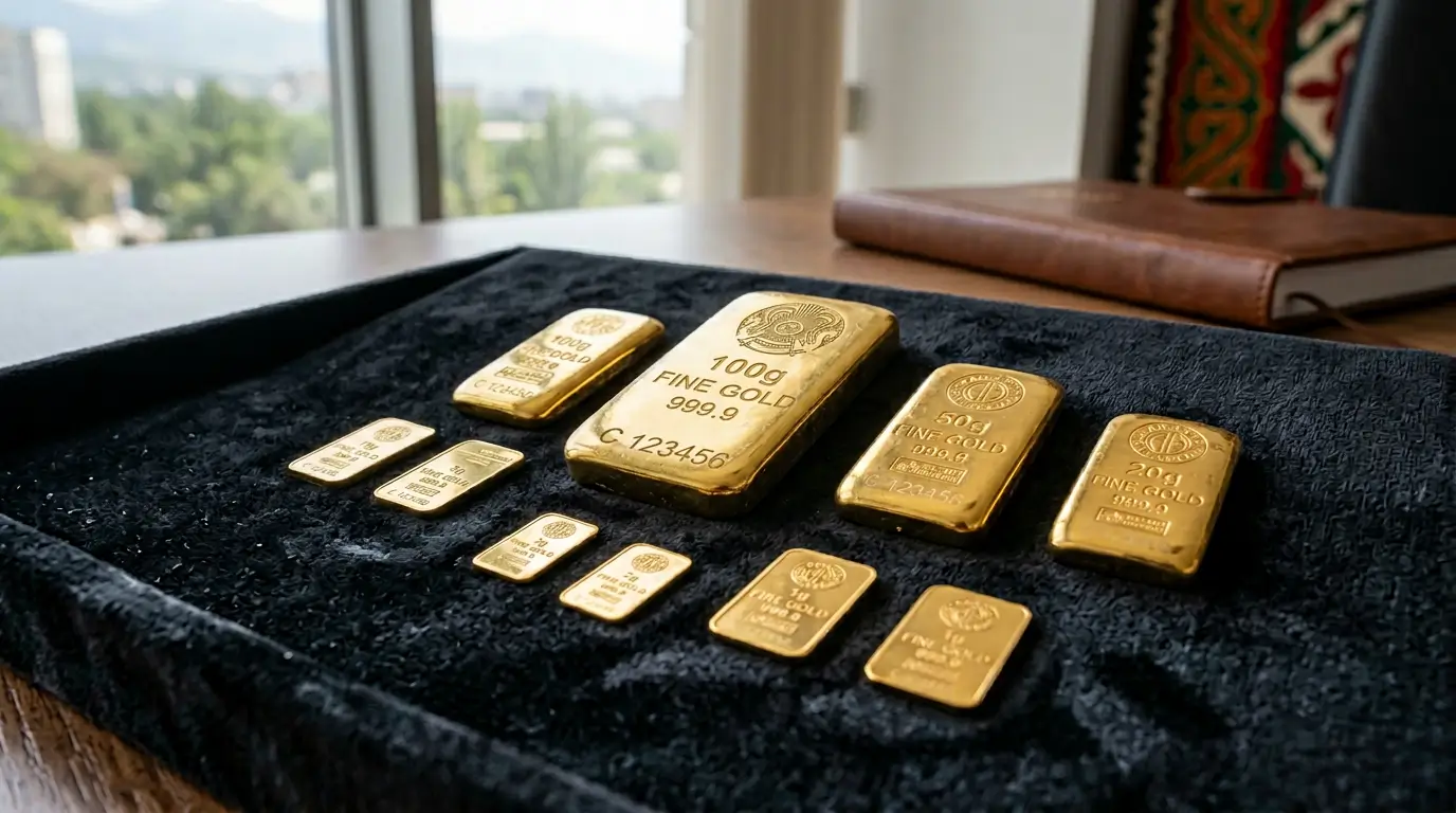 Скупка золотых слитков в Алматы — оценка спектрометром и выдача наличных за 10 минут