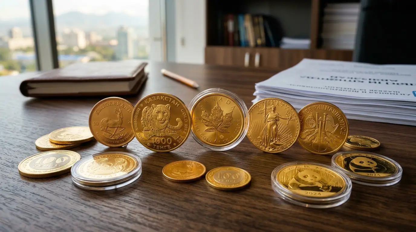Скупка золотых монет в Алматы — оценка и выкуп инвестиционных и коллекционных монет