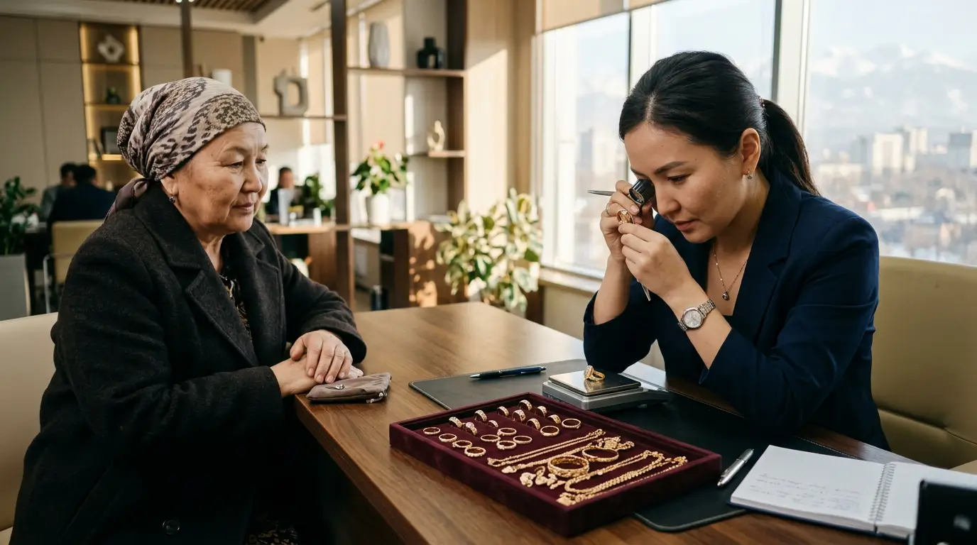 Скупка золотых украшений в Алматы — оценка и выкуп ювелирных изделий