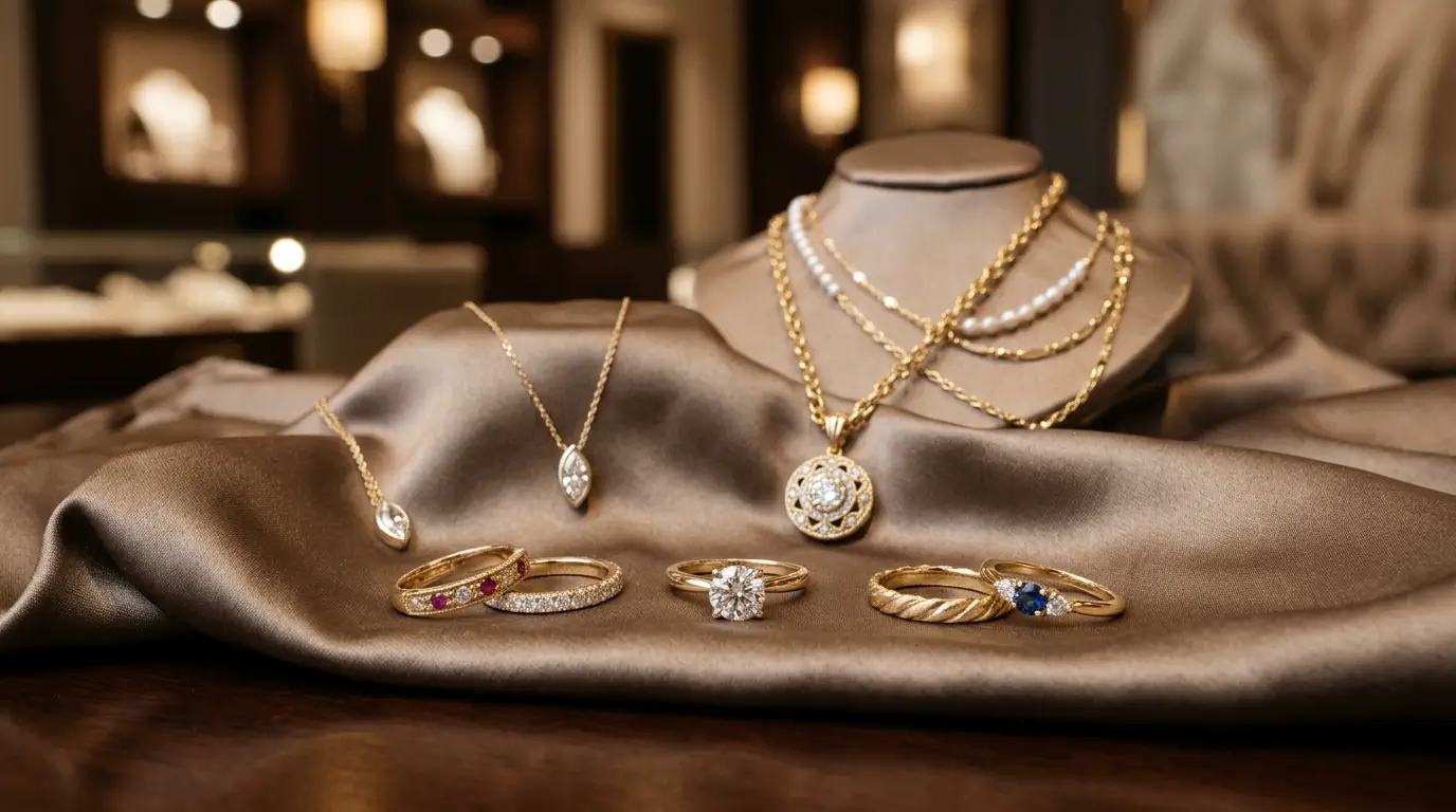 Премиальные золотые украшения известных ювелирных домов