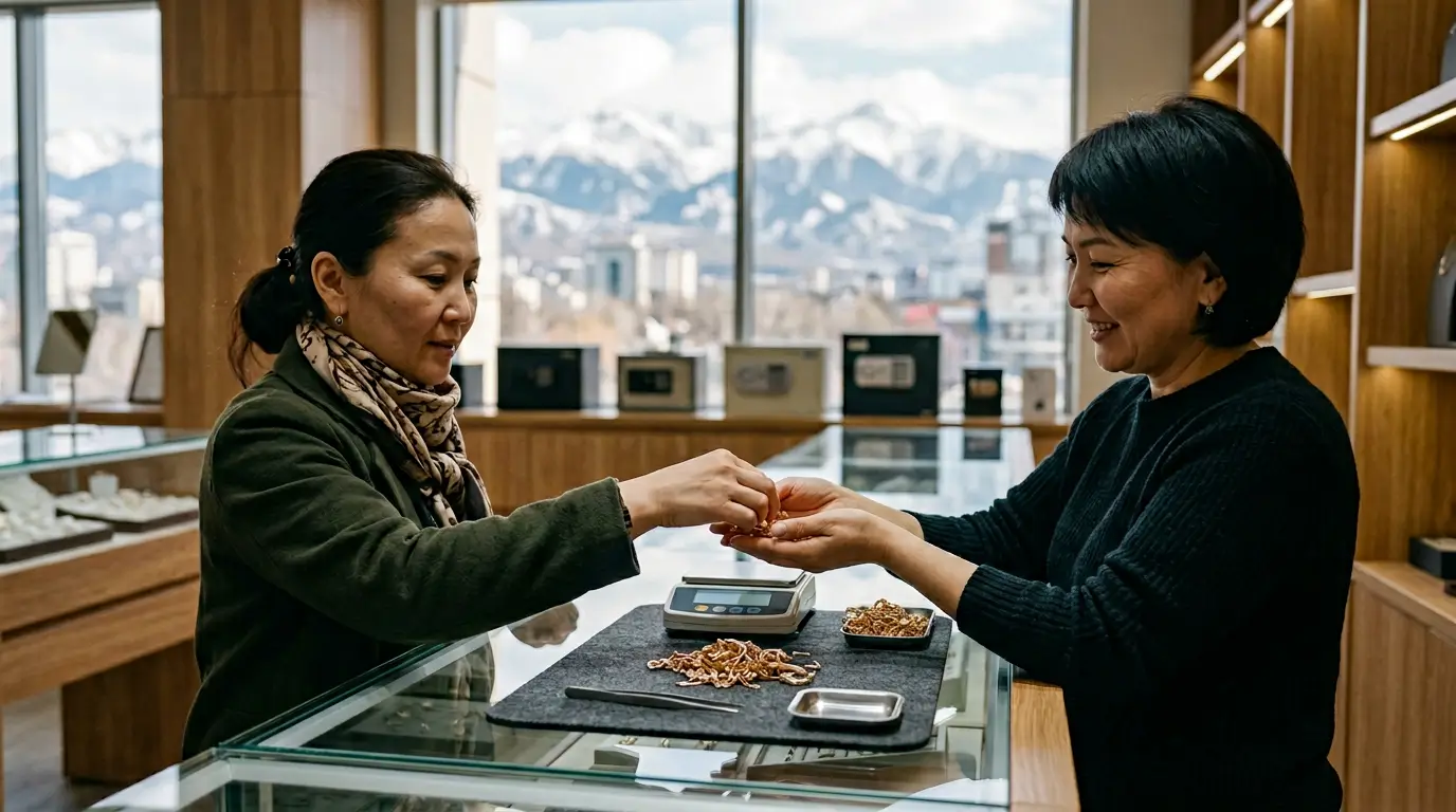 Скупка лома золота в Алматы — оценка металла и выплата наличными