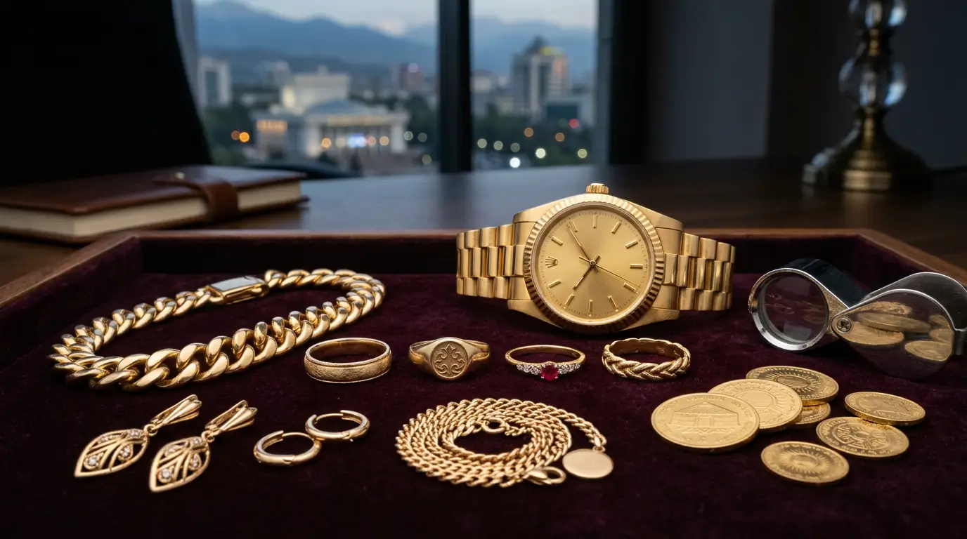 Что принимаем под залог золота — украшения, часы, монеты и брендовые изделия