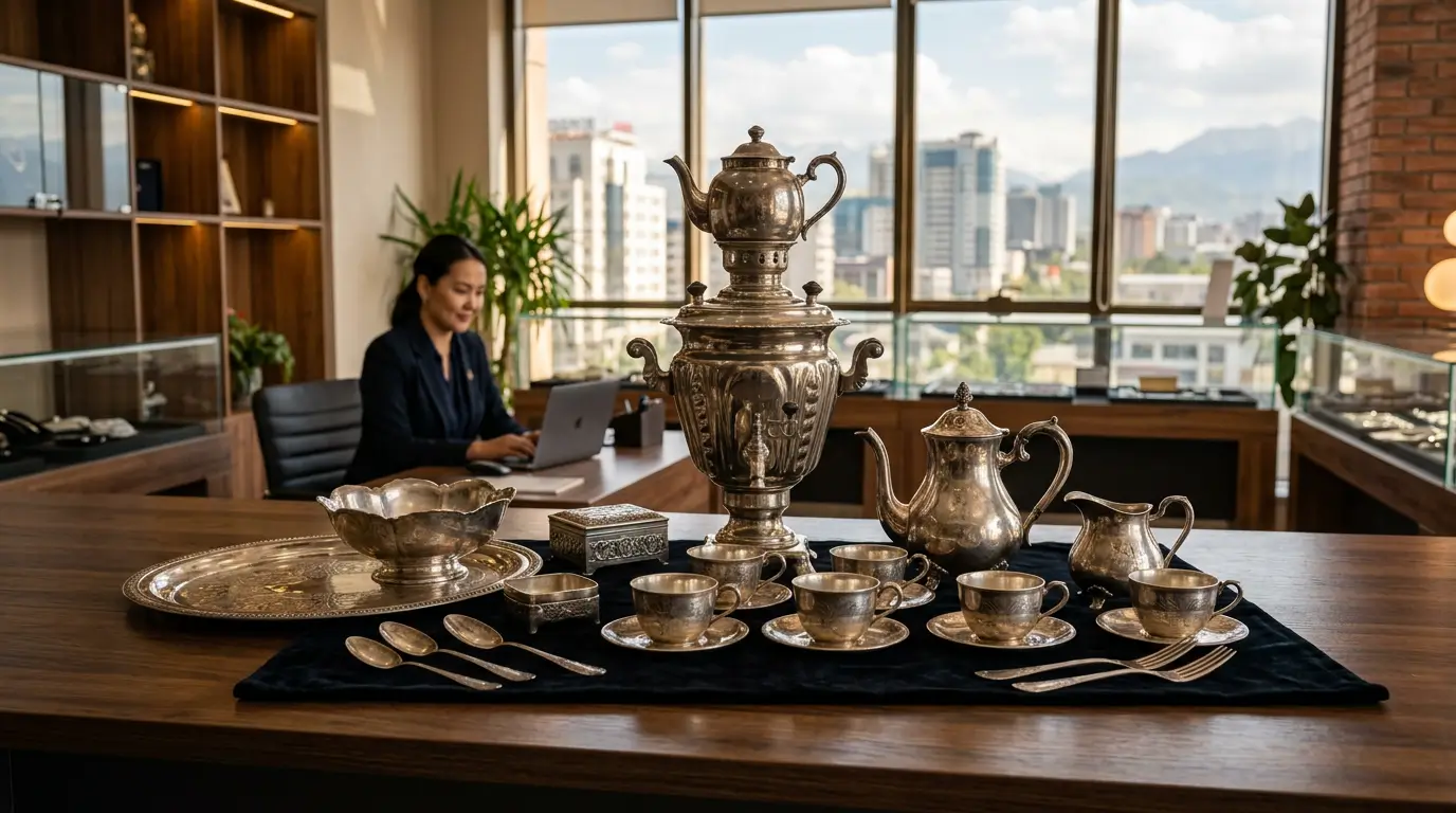 Скупка серебра 875 пробы в Алматы — оценка и приём советского серебра