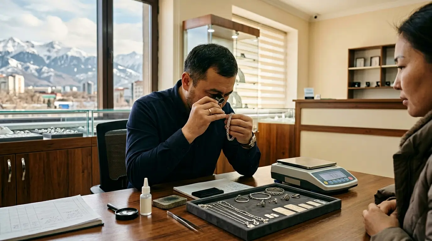 Скупка серебра в Алматы — оценка и приём серебра