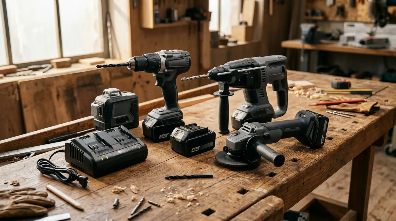 Разнообразие электроинструмента для скупки — перфораторы, УШМ, аккумуляторные системы